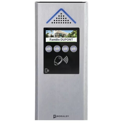 Noralsy – Interphone 4G HD pour villa – Audio bidirectionnel – Alimentation secteur – Installation facile avec application mobile
