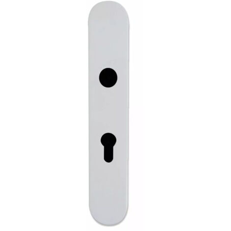 Jeu de plaques en nylon - NORMBAU - Plaque 255 x 45 mm - blanc 19 - Clé I