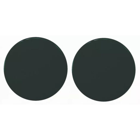 Jeu de rosaces R92/S80 (ø 52 mm - épaisseur 9 mm) - NORMBAU - NY.S 80 BDC - bec de cane - Noir 16