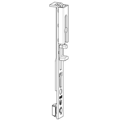 Ferco – Verrou à deux entrées pour bois dur – Longueur 160mm – Modèle OB2 T16 – G215580001