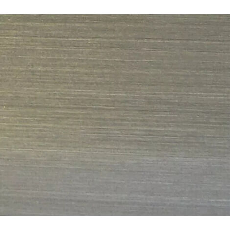 Seuil adhésivé extra plat Dinac - Largeur 25 mm. - Brossé titane - ép. 2 mm