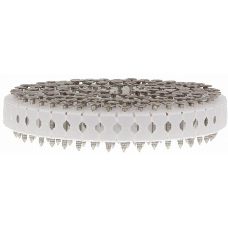 Spit – Clous en rouleau 2.8x25 crantés pour cloueur IM45GN – Acier galvanisé – Pour toiture métallique – Grande capacité de chargement