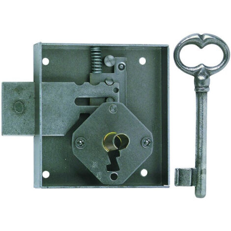 Serrure de style pour armoire droite - Axe à 35 mm - PM305-35 D - DEVISMES