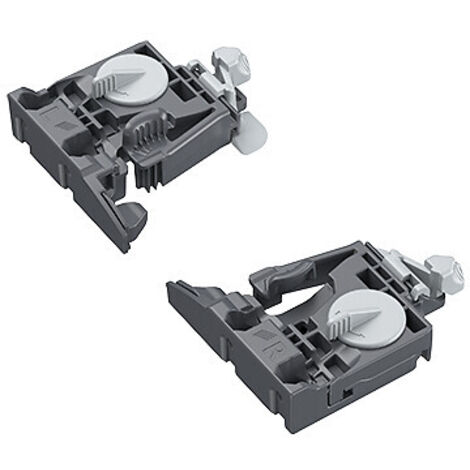 Clips 2D pour coulisses Quadro V6 5D et Quadro 25 2D - HETTICH FRANCE SCS
