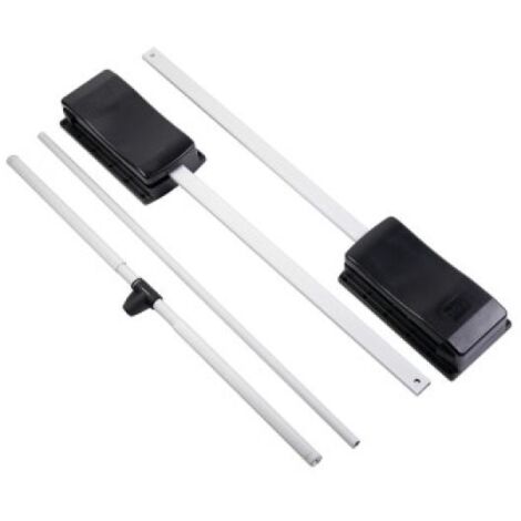 Penderie double Elite - 8 kg - fixation latérale - largeur 645-910 mm - finition antracite - SYNBIOZ (1/2)