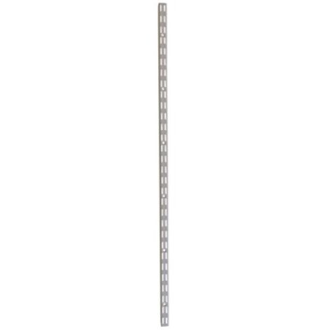 Crémaillère double pas de 32 mm - longueur 1920 mm - finition gris taupe mat - VP BOURG