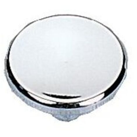Bouton concave - finition chromé - Ø 35 mm - CADAP (1/2)