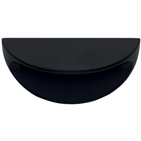 Poignée coquille zamak Emojie - noir mat - METAKOR (1/3)