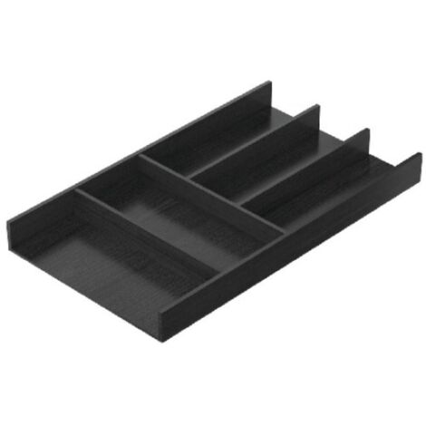 Range-couverts OrgaTray 270 en bois - anthracite - L270 x H43 x P473 mm - Pour tiroir AvantechYou (1/5)