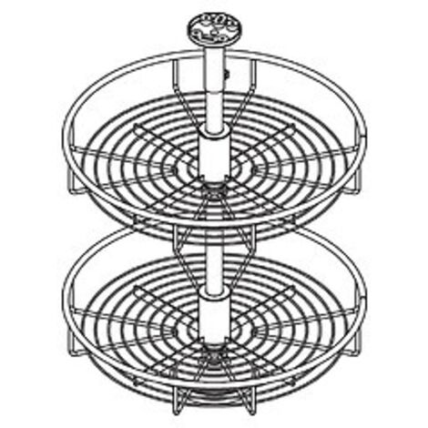 Tourniquet 360° pour meuble d'angle - INOXA SRL