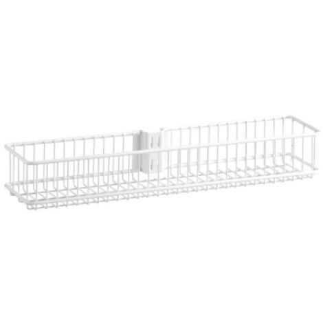 Panier fil pour porte d'intérieure - pour crémaillère standard - modèle XXL - blanc - ELFA DEUTSCHLAND GMBH