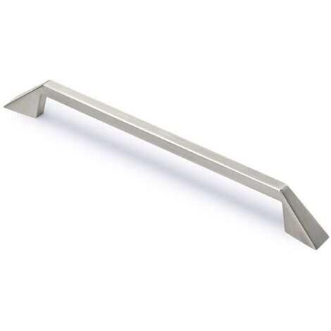 Poignée Right 6841 - talla Nickelé brossé. 232x8x28mm. Entraxe 192mm.