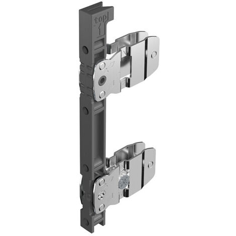 Kit Attache façade plus stabilisateur pour profil AvanTech YOU. hauteur 251 mm. à visser - HETTICH FRANCE SCS (1/4)