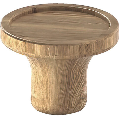 Bouton en bois Forest - diamètre 38 mm - hauteur 28 mm - finition naturel - JUAN JOSE VERGES/ACDE (1/4)