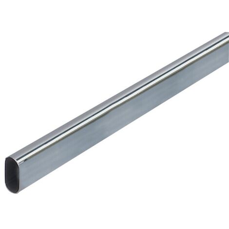 Duval Bilcocq – Tube ovale noir mat 30 x 15 mm en aluminium – Longueur 2.50 m – Résistant à la corrosion – 5101450125 (1/2)