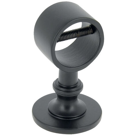 Support pour corde de rampe - longueur 45 mm - en laiton finition noir mat - CADAP