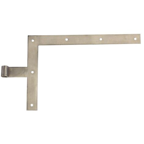 Paumelle équerre à bout droit inox 316 axe Ø 14 mm main gauche - TORBEL INDUSTRIE