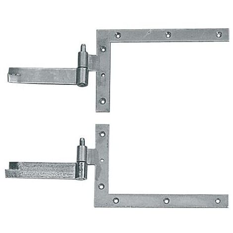 Gond de portail M12 orientable Ø 12 mm. à sceller. réglage 40-50 mm. coloris noir - TIRARD SAS
