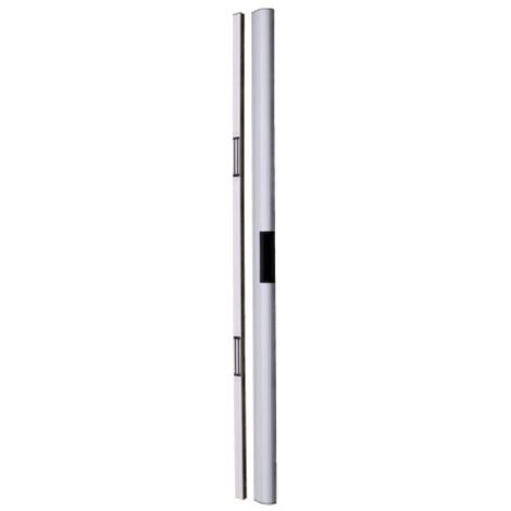 Paumelle renforcée zingué blanc nœuds ronds pour menuiserie bois 110 x 55 mm gauche - FAURE ET FILS