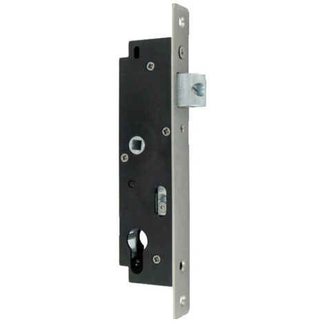 Tirard – Serrure de portail à encastrer 29mm – Composite et inox 304 – Réversible pour portails battants – GK401001