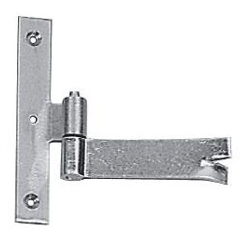 Gond de portail M12 orientable Ø 12 mm . à sceller. réglage 60-85 mm. coloris noir - TIRARD SAS