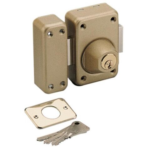 Verrou à cylindre double de sûreté V 136 S entrouvrants pêne de 110 mm type 7643 - ASSA ABLOY FRANCE VACHETTE (1/5)