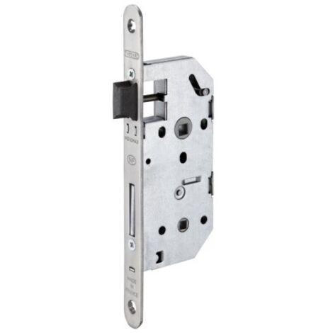 Serrure de sûreté à larder NF têtière inox. axe à 40 bec-de-cane à condamnation - FTH THIRARD (1/4)
