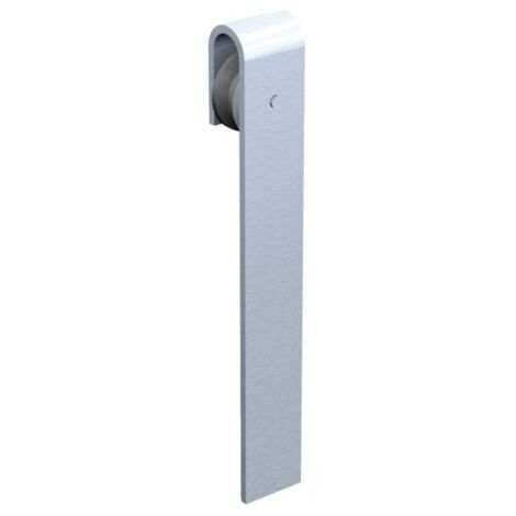 Finish – Monture pour portail rail fer plat 15-20 kg – Charge utile 40 kg – Résistance à la corrosion – Installation facile