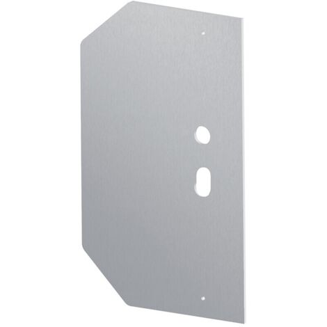 Plaques de propreté en inox pour ensemble sur plaque Boëdic 195 mm toutes fonctions. Ht 298 x larg 180 mm ep 0.8 - BILCOCQ DUVAL (1/4)