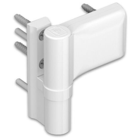 Paumelle pour porte PVC. type KT-SV Dormant largeur 20 mm recouvrement 18-23 blanc 9016 - DR. HAHN