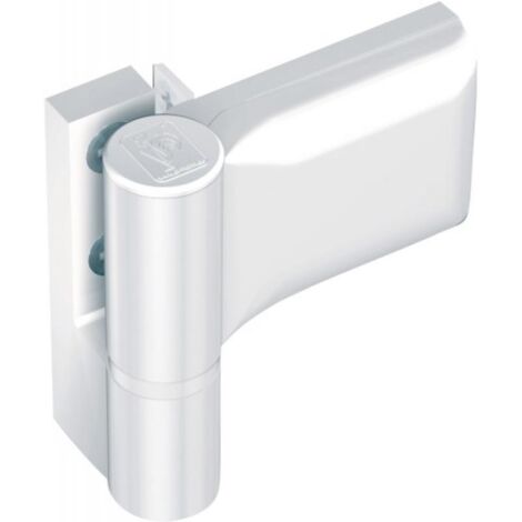 Paumelle pour porte PVC. type KT-SV Dormant largeur 15 mm recouvrement 15-20 blanc 9016 - DR. HAHN