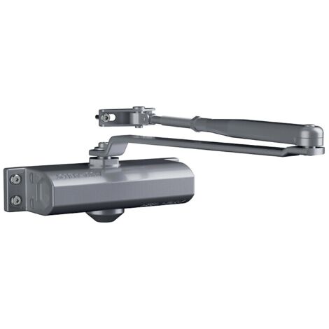 Ferme porte type DC 110 à bras compas coloris argent - ASSA ABLOY FRANCE VACHETTE