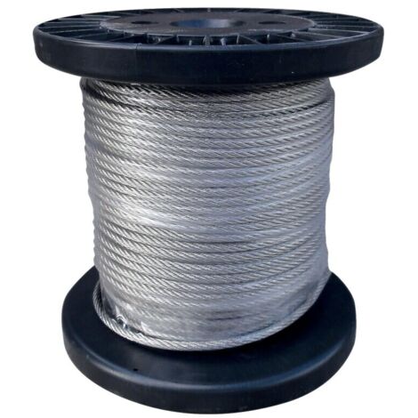 Câble souple en inox 316 pour garde-corps - Ø 6 mm 7x7 - longueur 25 m - DESIGN PRODUCTION