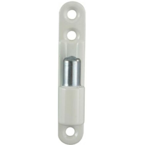 Fiche mâle CGP50150 diamètre 15 mm sur platine 3 trous pour menuiserie PVC blanc - OTLAV (1/3)