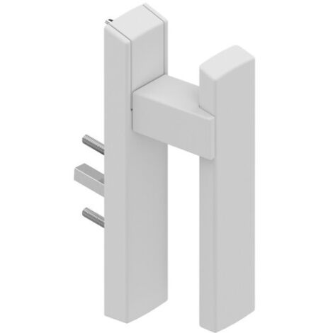 Poignée intérieure manoeuvrante SABBA DS7482 pour coulissant aluminium blanc RAL 9010 gauche - LA CROISEE DS