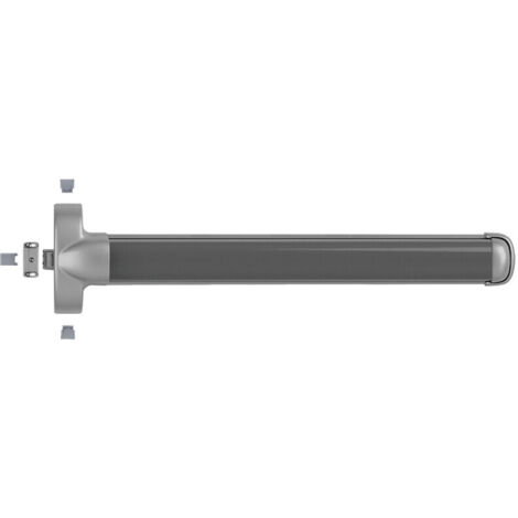Kit pour antipanique Oltre Push barre de 952 mm pour porte de 1000 mm de largeur max. finition noir RAL 9005 satiné - FAPIM SPA