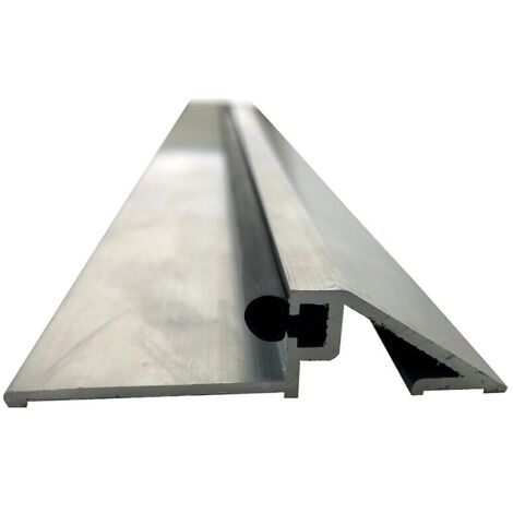 Seuil seul finition aluminium - brut pour bâtiments publics - longueur 4 m - PLACARDECOR DISTRIBUTION