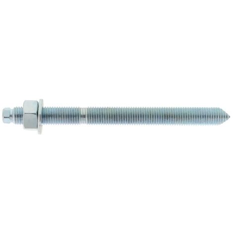 Bout fileté classe 5,8 zingué avec douille de vissage - 12 x 160 mm - boîte de 10 - SPIT