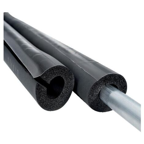 Tube isolant non fendu épaisseur 13 mm. pour tuyau diamètre 14 mm. en carton de 18 m - N.M.C