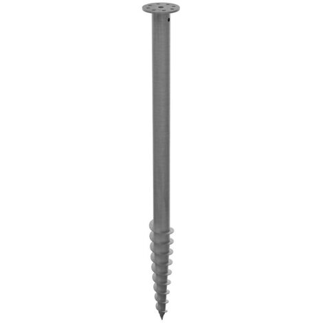 Vis de fondation sols fermes SPIRAL® G1500 acier galvanisé longueur 1500 mm livrée sans support - FIBERDECK