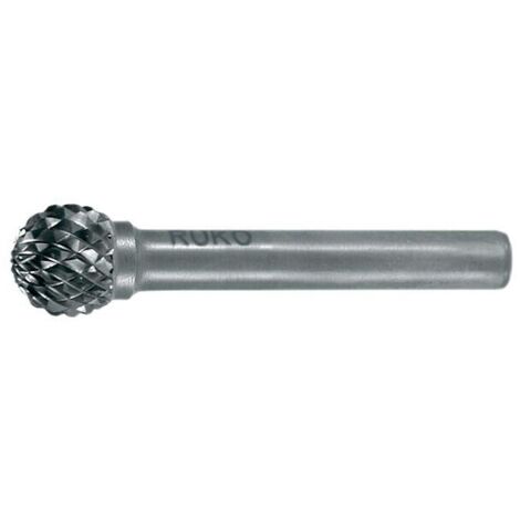 Fraise lime carbure boule forme D boule d 6mm - 116041 - RUKO - RUKO GMBH