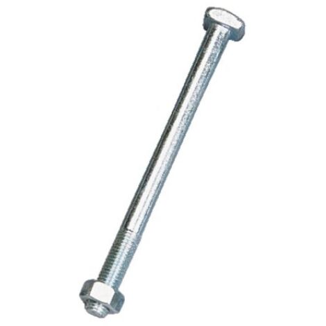 Boulon de charpente acier zingué tête carrée écrou hexagonal 18x275mm marquage CE boite de 15 pièces - STAFA TRADING