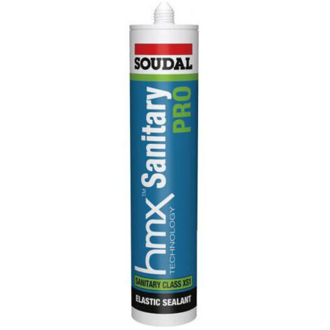 Mastic polymère sanitaire neutre HMX sans odeur coloris gris clair cartouche 300ml - SOUDAL FRANCE
