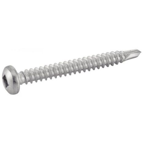 Vis autoperceuse tête cylindrique empreinte carrée inox A2 3.5x9.5mm boîte de 200 pièces - ACTON