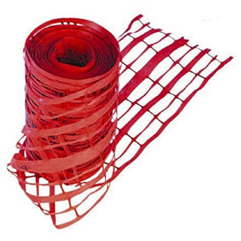Grillage avertisseur rouge pour électricité largeur 30 cm rouleau de 100 m - INTERPLAST FITT MC SAM (1/3)