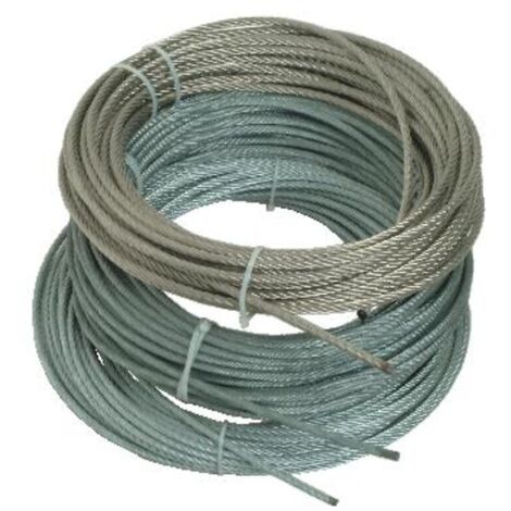 Rouleau 100m Câble Inox 316 6mm 7x19 (133 Fils) - A4 - Marine - FP INOX