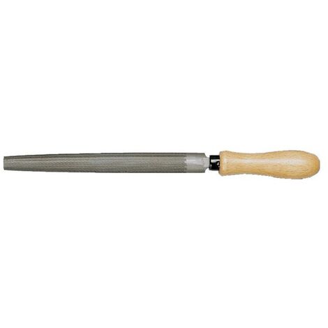 Limes demi-rondes manche bois 910 taille bâtarde 30x7 - NOVALIA
