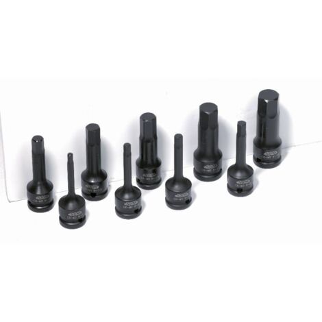 Douille tournevis 1-2 à chocs longue 6 pans 10 mm mâle NSC-10 - SAM OUTILLAGE (1/3)