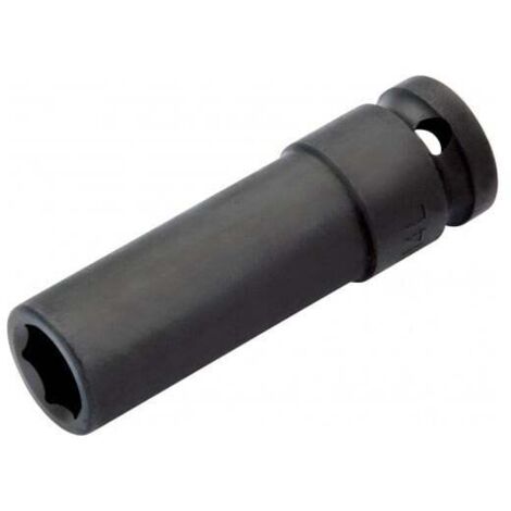 SAM OUTILLAGE - Douilles impact 1/2" longues 6 pans en mm (1/2)