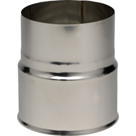 TEN – Réduction inox 125/111 – Raccord fumisterie – Diamètre 125mm – Pour chauffage et fumisterie – Acier inoxydable durable